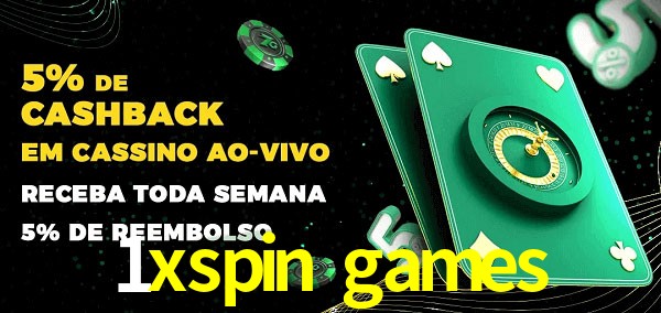 Promoções do cassino ao Vivo 1xspin games
